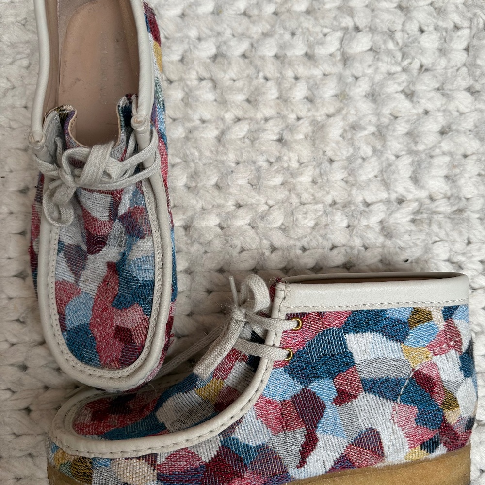 Clark’s Wallabees Patchwork Boots